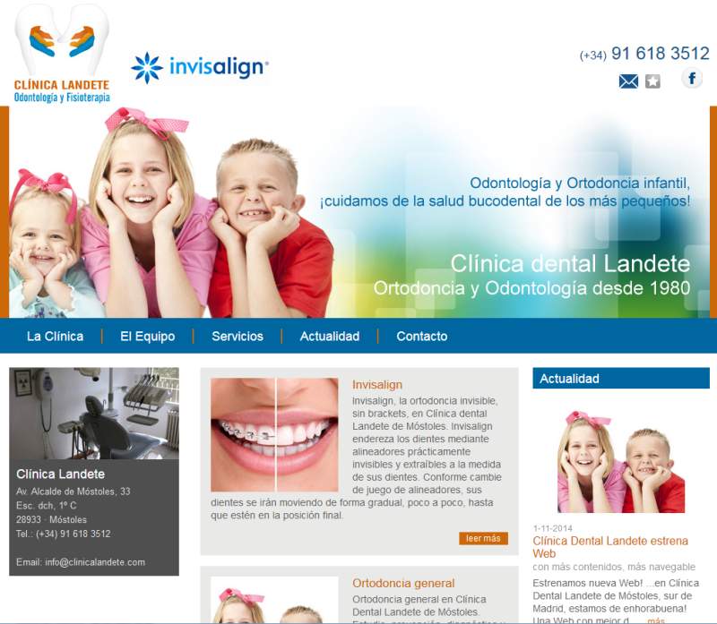 Clínica Dental Landete estrena Web